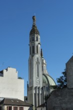 Vichy, listed as World Heritage by UNESCO. Saint-Blaise church, Allier, Auvergne-Rhone-Alpes,