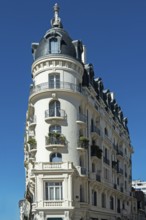Vichy, listed as World Heritage by UNESCO. The old Astoria Palace hotel. Allier department.