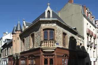 Vichy city. House of Albert Londres famous journalist, Allier department, Auvergne-Rhone-Alpes,