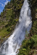 The Stuiben Falls between Umhausen and Niederthai in the Middle Ötztal, Tyrol, Austria
