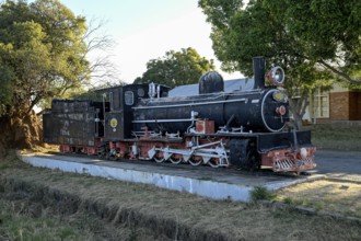 Historic steam locomotive no. 41 from 1912, manufacturer Henschel & Sohn from Kassel, Otjiwarongo,