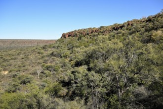 View of the Waterberg, Otjozondjupa region, Namibia