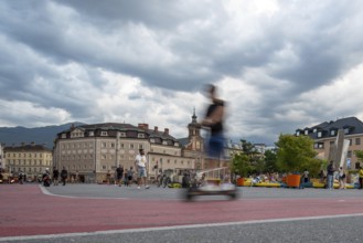 Bozner Platz in Innsbruck, Tyrol, Austria