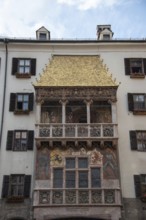 The Golden Roof in the historic city centre of Innsbruck, Tyrol, Austria