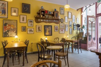 Historic Art Nouveau café, Colmar, France