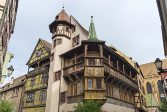 Pfisterhaus in the old town centre of Colmar, France