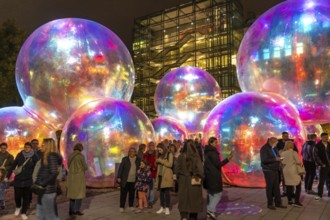 The 10th Essen Light Festival, in the city centre, second largest light art festival in Germany,