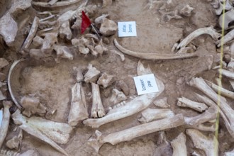 Beulah, Wyoming - The Vore Buffalo Jump, a sinkhole used by Plains Indians as a trap for bison from