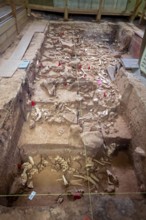 Beulah, Wyoming - The Vore Buffalo Jump, a sinkhole used by Plains Indians as a trap for bison from
