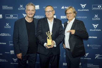 Heinrich Schafmeister, Bernhard F. Störkmann and Matthias von Fintel, winners in the Inspiration