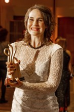Jennifer Sabel with the German Acting Award 2025 for the category Dramatic Leading Role in Ich