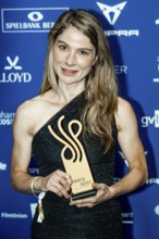 Lea Ruckpaul, winner of the Therese Giehse Award at the German Acting Award ceremony at the