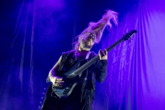 Jonas Langer, bass player, Soulbound, Metal Band, D, live at Columbiahalle, Berlin, 10.10.2025