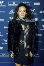 Isabelle Geiß on the red carpet in front of the award ceremony at the Pullmann Berlin Schweizerhof,