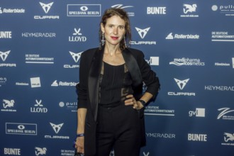 Julia Malik on the red carpet in front of the award ceremony at Pullmann Berlin Schweizerhof,