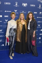 Leslie Malton, Nike Emich (BUNTE) and Klara Deutschmann, DEUTSCHER SCHAUSPIELPREIS 2025, Red Carpet