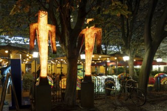 Restaurant Zur Gerichtslaube, 21st BERLIN FESTIVAL OF LIGHTS, motto Let's Shine Together, light