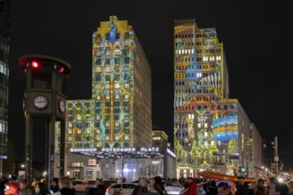 The Ritz-Carlton Hotel, Potsdamer Platz, 21st BERLIN FESTIVAL OF LIGHTS, motto Let's Shine