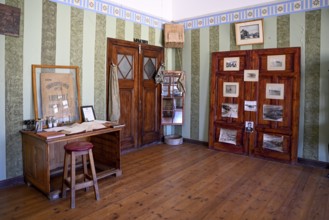 Exhibition on diamonds in the former casino, Kolmanskop, restricted diamond area, Karas region,