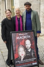 Johanna Marie Bourgeois, Irene Christ and Tibor Locher at the annual press conference for the