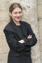 Johanna Marie Bourgeois at the annual press conference for the 2025/2026 season at the Theater am