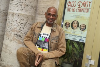 Pierre Sanoussi-Bliss at the annual press conference for the 2025/2026 season at the Theater am