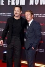 Director Scott Cooper and Jeremy Allen White at the premiere of the cinema film 'Springsteen:
