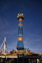Fruit column, landmark, Cannstatter Wasen, funfair, carnival, spring festival, folk festival, Bad