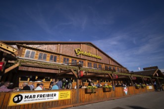 Beer tent, Göckelesmaier, outdoor catering, Cannstatter Wasen, funfair, carnival, spring festival,