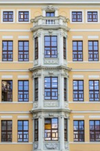 Renasance style at the Königshaus, facade, Leipzig, Saxony, Germany