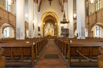 Nave and age of St Thomas' Church, Leipzig, Saxony, Germany