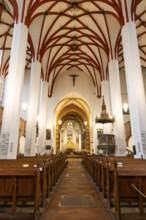 Nave and age of St Thomas' Church, Leipzig, Saxony, Germany