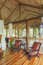 Pacuare river Eco lodge room interior, Costa Rica, Central America