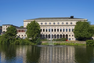 Civic hall an der Ruhr, Mülheim an der Ruhr, Rurgebiet, North Rhine-Westphalia, Germany