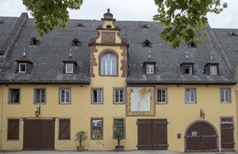 North wing, Schloss Vollrads winery, Oestrich-Winkel, Rheingau-Taunus district, Hesse, Germany
