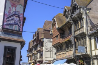 Historic house with beautiful wooden figures Manoir del la Salaamandre, Étretat, Département