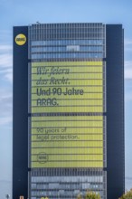 ARAG Tower, headquarters of ARAG insurance, office building at Mörsenbroicher Ei, in the Düsseldorf