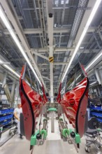 Electric car production in the assembly halls of VW in Zwickau, Zwickau, Saxony, Germany