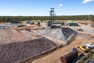 Tusayan, Arizona - Energy Fuels' controversial Pinyon Plain uranium mine, located a few miles from