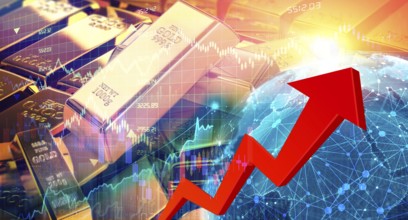Gold rises in global financial market. Financial Gold price rise in financial market statistics