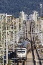 Deutsche Bahn AG high-speed railway line between Stuttgart and Ulm. New railway line with