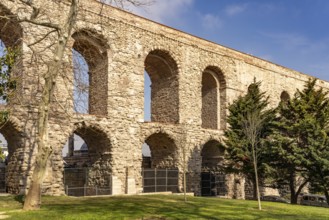 The Roman Valens Aqueduct in Fatih, Istanbul, Turkey