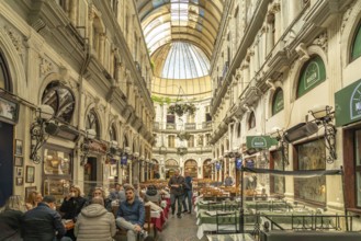 The Çiçek Pasaji flower passage with restaurants in Taksim, Istanbul, Turkey