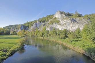 Cross rocks and rock formations above the Danube, rock cliffs, rocks, landscape, river landscape,