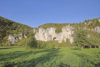 Falkensteinwände, Rabenwand, Bröller, rock face, rock formations, rock cliff, rock, grotto,