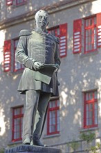 Monument to Prince Karl Anton von Hohenzollern, sculpture, Sigmaringen, Swabian Alb,