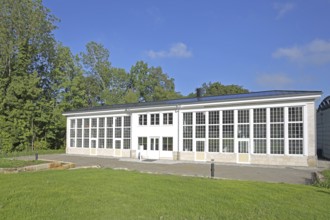 Orangery built in 1837, Fürstengarten, Hechingen, Swabian Alb, Baden-Württemberg, Germany