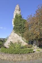 Rocks at the castle, Bad Münstereifel, Ahrgebirge, Eifel, North Rhine-Westphalia, Germany