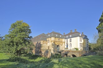 Large castle built in the 18th century, Kleinbüllesheim, Euskirchen, Vordereifel, Eifel, North