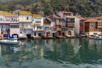 The village of Anadolu Kavagi on the Bosphorus near Istanbul, Turkey